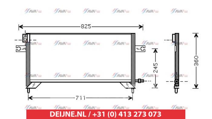 Nissan King Cab Airco Condensor O9990006010