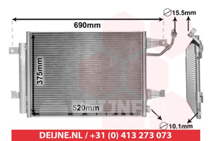 Mitsubishi Colt Klima Kondensor O9990006052