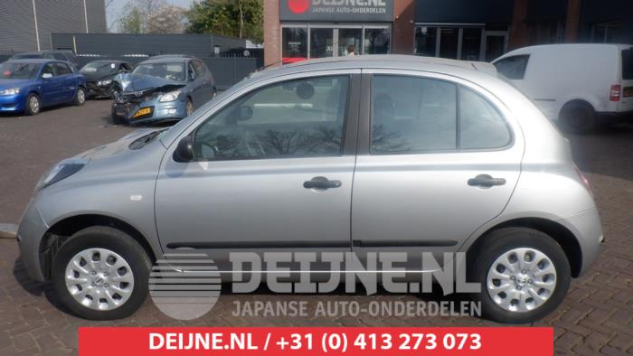 Nissan Micra Rear door window 4-door, left O507654