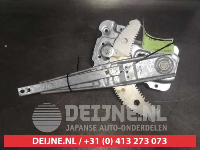 Nissan Micra Rear door window mechanism 4-door, left O507656