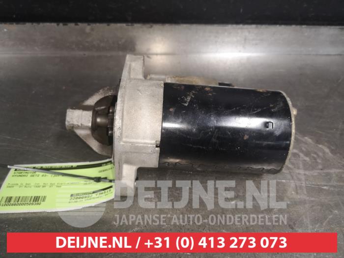 Gebruikte Startmotor Hyundai Getz 1.3i 12V Prijs € 30,00 Margeregeling aangeboden door V.Deijne Jap.Auto-onderdelen BV