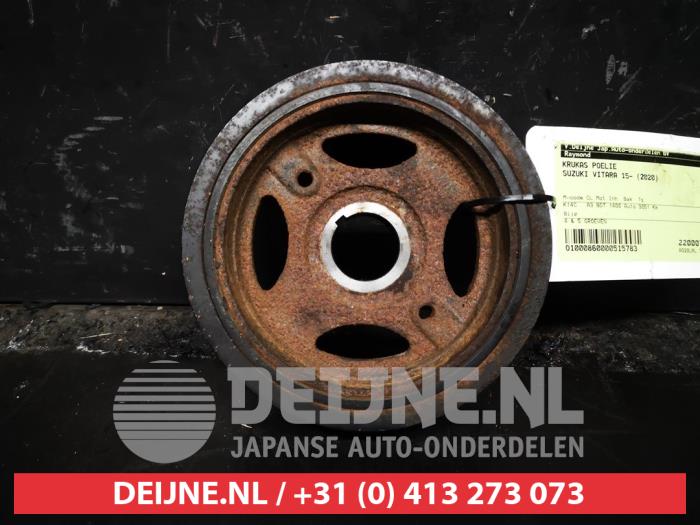 Gebruikte Krukas Poelie Suzuki Vitara (LY/MY) 1.4 S Turbo 16V Prijs € 35,00 Margeregeling aangeboden door V.Deijne Jap.Auto-onderdelen BV