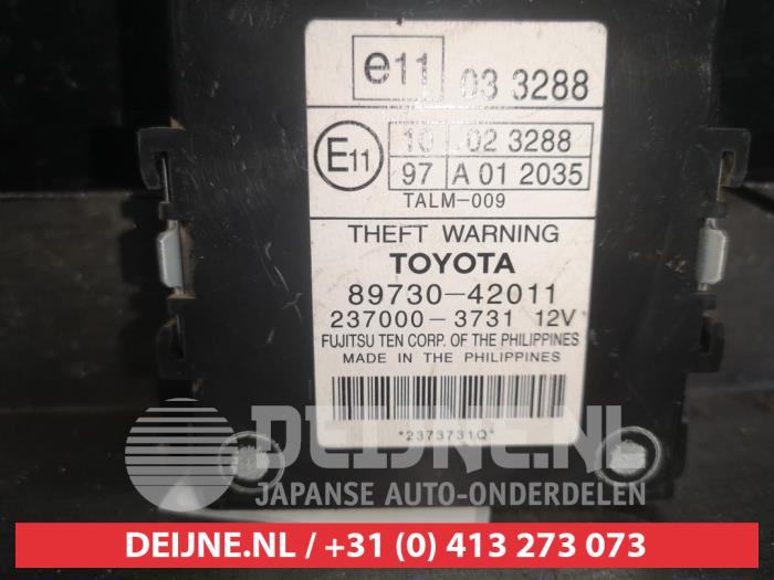 Gebruikte Alarm module Toyota RAV4 (A3) 2.2 D-CAT 16V 4x4 Prijs € 20,00 Margeregeling aangeboden door V.Deijne Jap.Auto-onderdelen BV