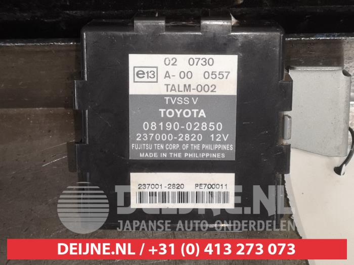 Gebruikte Alarm module Toyota Hilux IV 2.5 D4-D 16V Prijs € 75,00 Margeregeling aangeboden door V.Deijne Jap.Auto-onderdelen BV