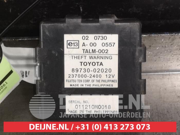 Toyota Corolla Alarm modules voorraad Onderdelenlijn.nl