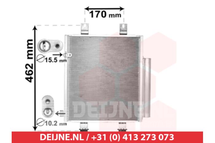 Daihatsu Cuore Klima Kondensor O9990008083