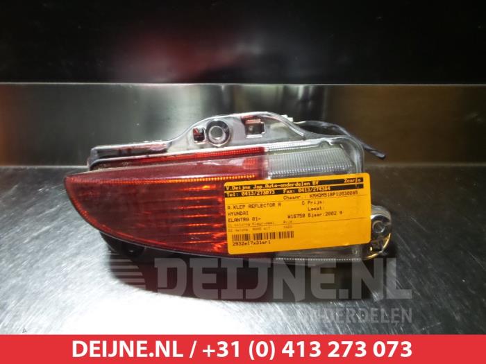 Hyundai Elantra Tailgate reflector, right O297086