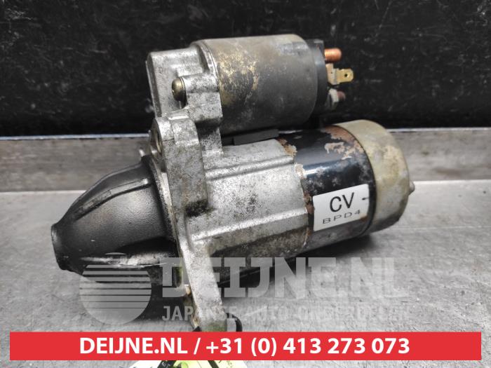 Gebruikte Startmotor Mazda MX-5 (NB18/35/8C) 1.6i 16V Prijs € 25,00 Margeregeling aangeboden door V.Deijne Jap.Auto-onderdelen BV