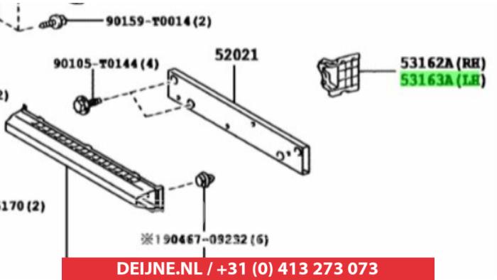 Toyota Hilux Luft Leitung O543710
