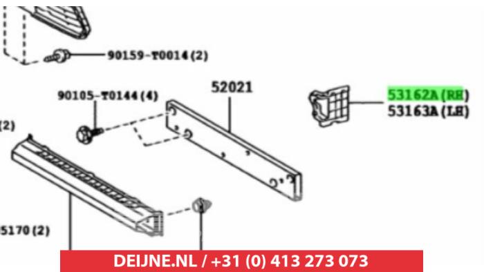 Toyota Hilux Luft Leitung O543711