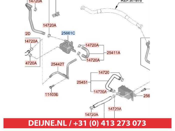 Kia Niro Extra waterpomp O549486