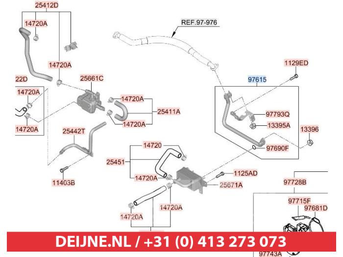 Kia Niro Airco Leiding O549491