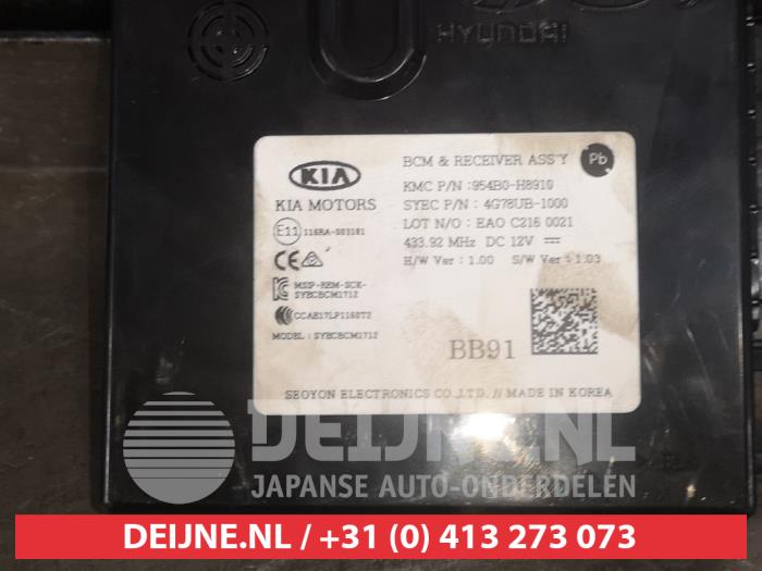 Gebruikte Bodycontrol Module Kia Stonic (YB) 1.0i T-GDi 12V Prijs € 125,00 Margeregeling aangeboden door V.Deijne Jap.Auto-onderdelen BV