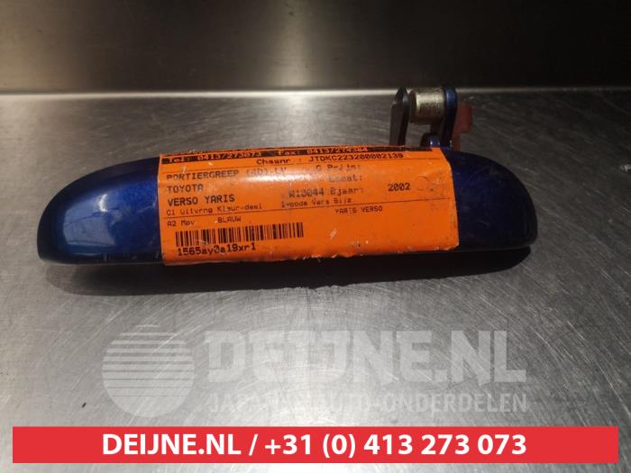 Toyota Yaris Verso Portiergreep 4Deurs links-voor O277392