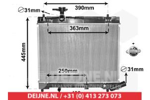Nieuwe Radiateur Toyota Verso-S Prijs € 47,11 Inclusief btw aangeboden door V.Deijne Jap.Auto-onderdelen BV