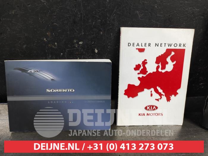 Kia Sorento Instructie Boekje O563791