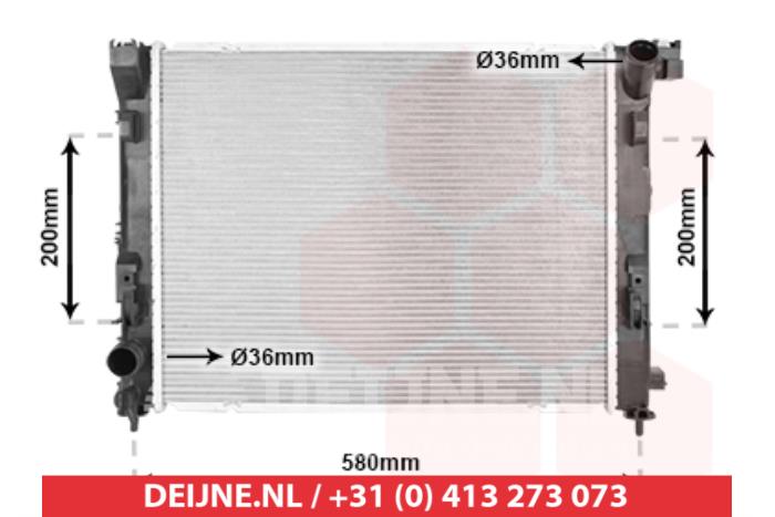 Nissan Micra Kühler O9990008386