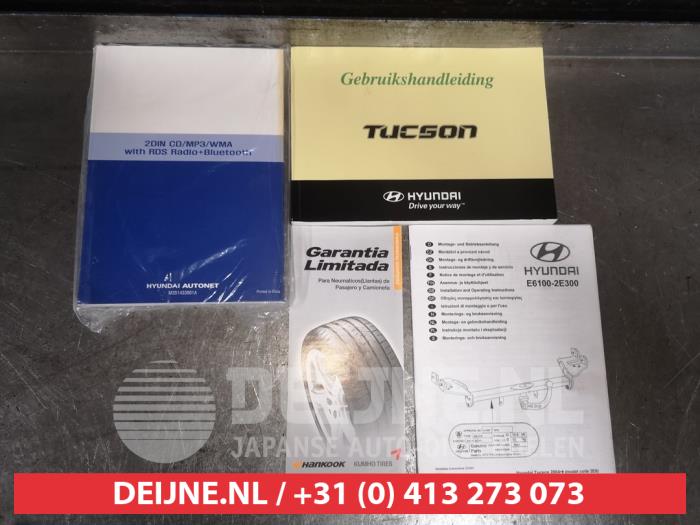 Hyundai Tucson Instructie Boekje O587470