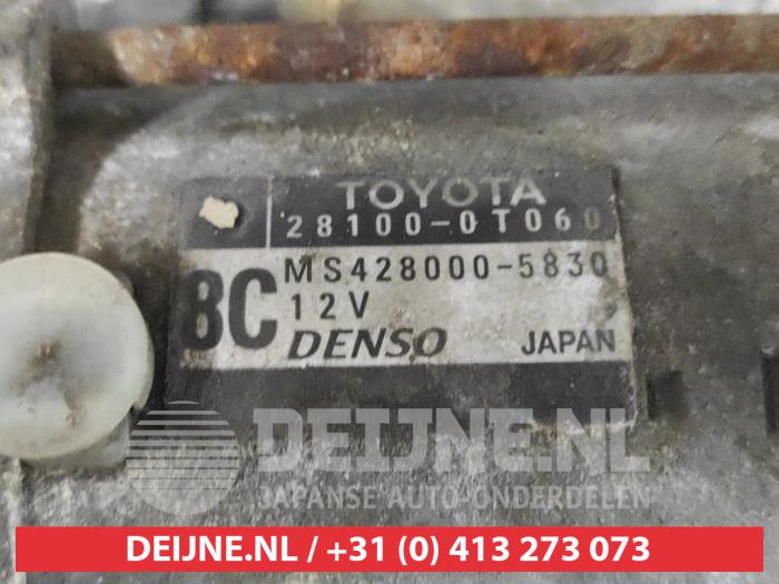 Toyota Verso Anlasser O588517
