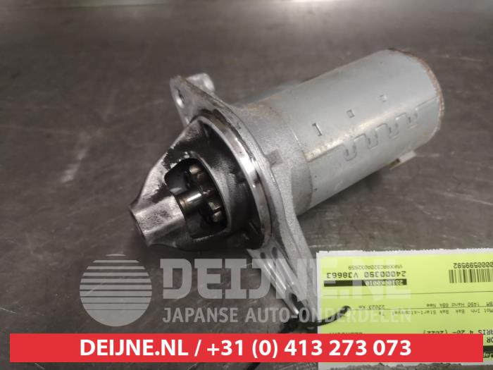Gebruikte Startmotor Toyota Yaris IV (P21/PA1/PH1) 1.5 12V VVT-i Prijs € 100,00 Margeregeling aangeboden door V.Deijne Jap.Auto-onderdelen BV