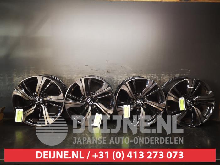 Velgen set van een Honda Civic (FK6/7/8/9) 1.0i VTEC Turbo 12V 2020