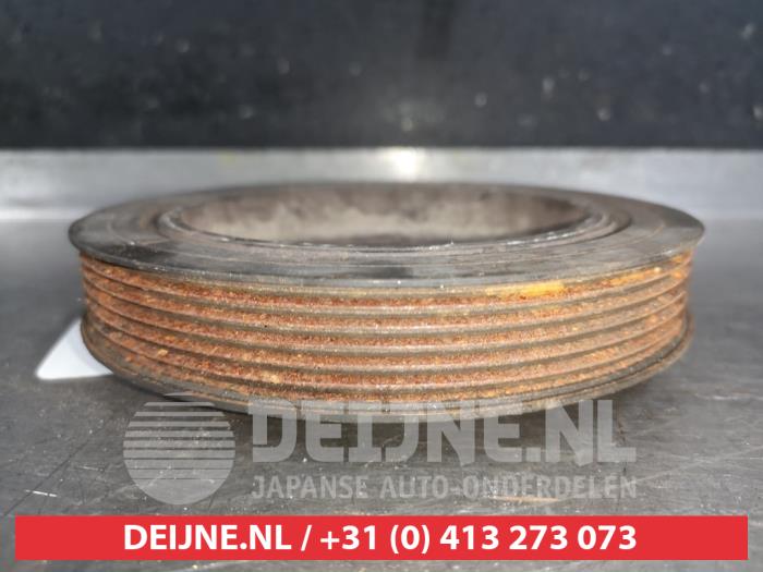 Gebruikte Krukas Poelie Mitsubishi Grandis (NA) 2.4 16V MIVEC Prijs € 35,00 Margeregeling aangeboden door V.Deijne Jap.Auto-onderdelen BV