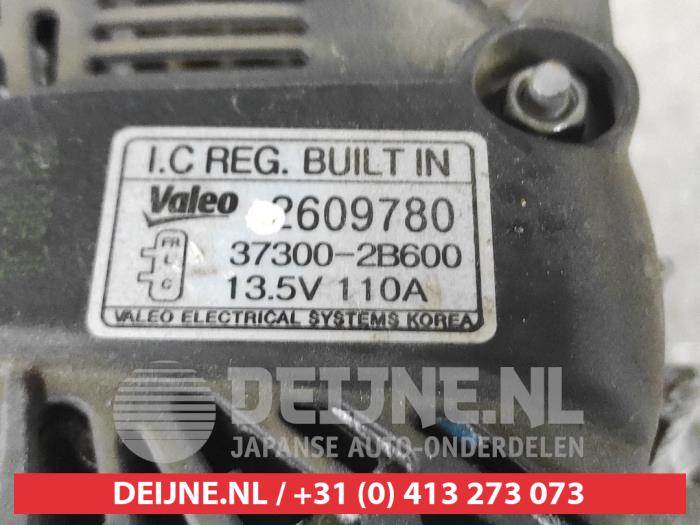 Dynamo van een Hyundai iX35 (LM) 1.6 GDI 16V 2014