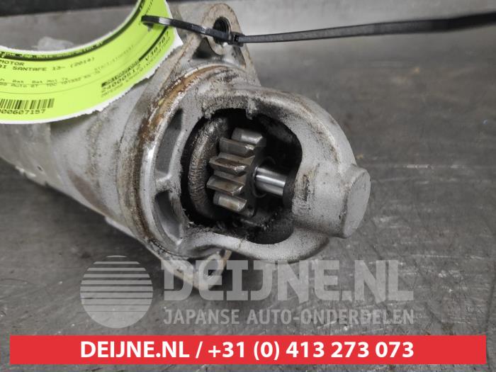 Gebruikte Startmotor Hyundai Santa Fe III (DM) 2.2 CRDi R 16V 4x4 Prijs € 100,00 Margeregeling aangeboden door V.Deijne Jap.Auto-onderdelen BV