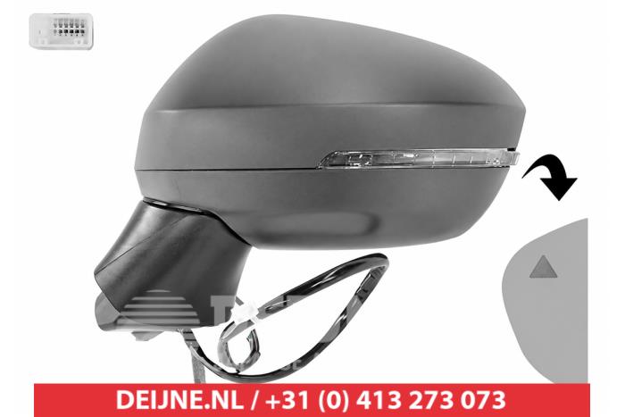 Nissan Qashqai Außenspiegel links O9990009059
