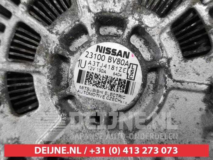 Dynamo van een Nissan Juke (F15) 1.2 DIG-T 16V 2016