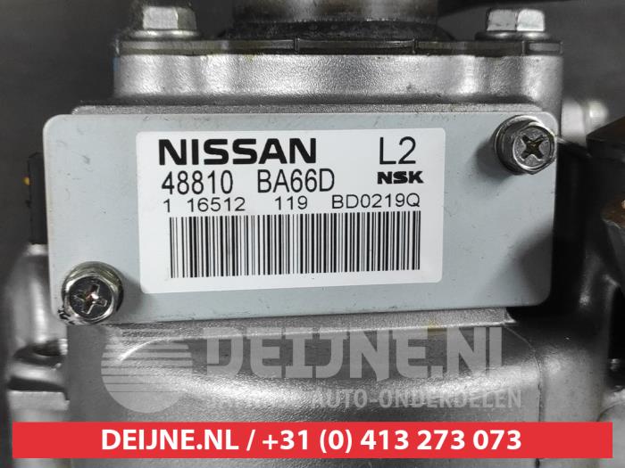 Stuurkolomas van een Nissan Juke (F15) 1.2 DIG-T 16V 2016