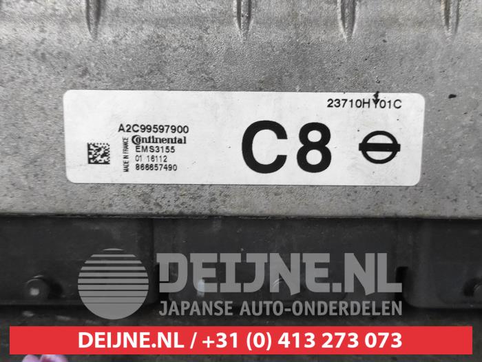 Computer Motormanagement van een Nissan Juke (F15) 1.2 DIG-T 16V 2016