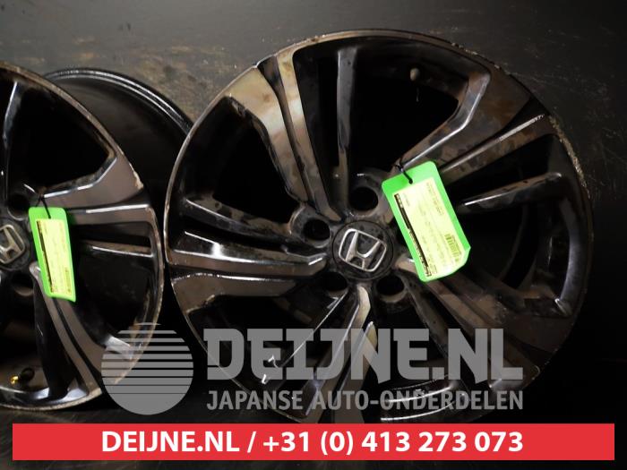 Velgen set van een Honda Civic (FK6/7/8/9) 1.0i VTEC Turbo 12V 2018
