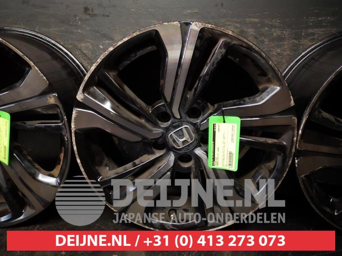 Velgen set van een Honda Civic (FK6/7/8/9) 1.0i VTEC Turbo 12V 2018