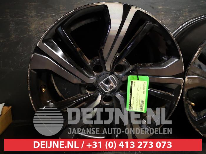 Velgen set van een Honda Civic (FK6/7/8/9) 1.0i VTEC Turbo 12V 2018