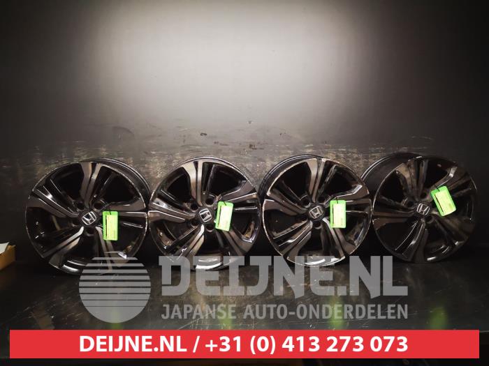 Velgen set van een Honda Civic (FK6/7/8/9) 1.0i VTEC Turbo 12V 2018