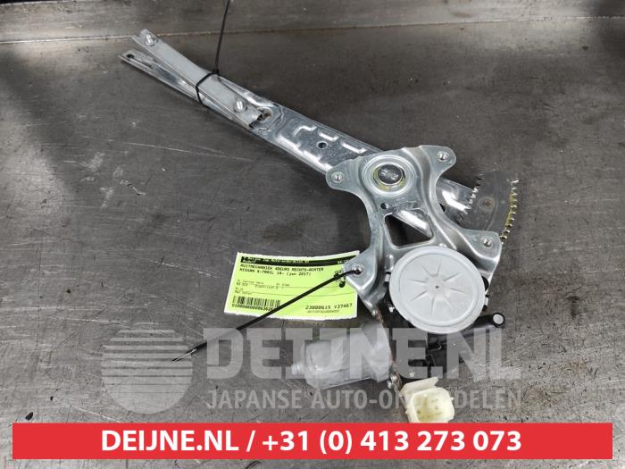 Nissan X-Trail Rear door window mechanism 4-door, right O636267
