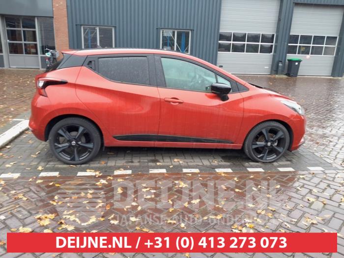 Nissan Micra Rear door window 4-door door, rear right O636741