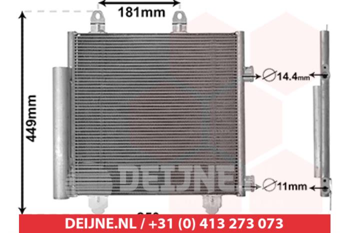 Toyota Aygo Klima Kondensor O9990009206