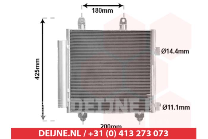 Toyota Aygo Klima Kondensor O9990009207