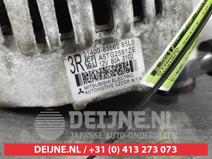 Dynamo van een Suzuki Swift (ZA/ZC/ZD) 1.2 16V 2013