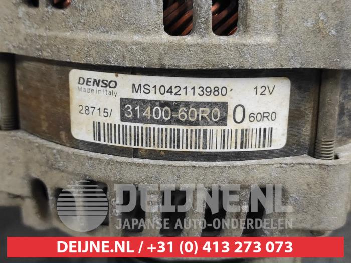 Dynamo van een Suzuki Vitara (LY/MY) 1.4 S Turbo 16V AllGrip 2015