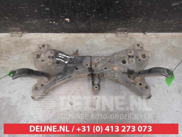 Gebruikte Subframe Nissan Micra (K13) 1.2 12V Prijs € 100,00 Margeregeling aangeboden door V.Deijne Jap.Auto-onderdelen BV
