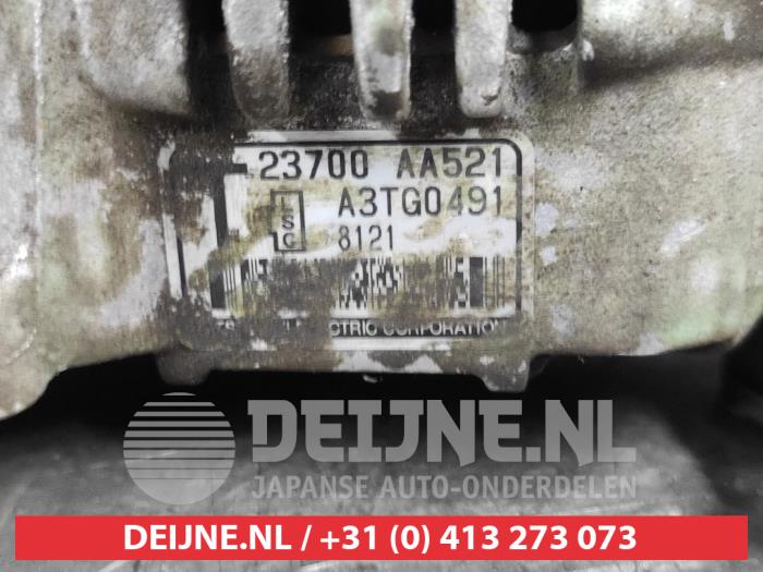 Dynamo van een Subaru Forester (SH) 2.0 16V 2008