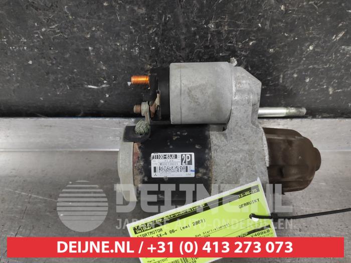 Gebruikte Startmotor Suzuki SX4 (EY/GY) 1.6 16V VVT Comfort,Exclusive Autom. Prijs € 20,00 Margeregeling aangeboden door V.Deijne Jap.Auto-onderdelen BV