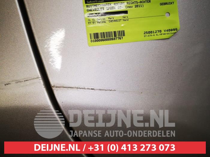 Chevrolet Spark Portier 4Deurs rechts-achter O697764
