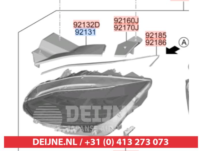 Hyundai Ioniq Scheinwerferhalterung O705883