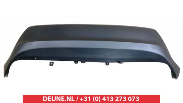 tuning-art BL942 Achterbumperprotector met afschuining voor Toyota RAV4 4 Facelift, Kleur:Zilver