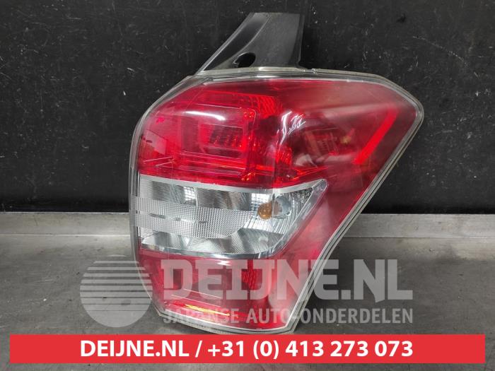 Auto-Achterverlichting Voor Subaru Voor Forester 2013-2015 Auto Achterlicht Waarschuwing Remsignaal Lamp Behuizing Zonder Lamp En Draad Auto Achterlicht (Kleur : Only right