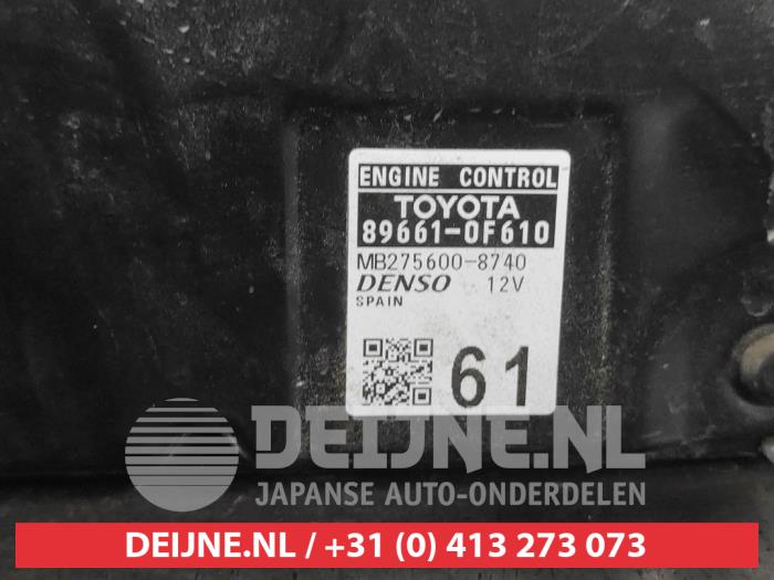 Gebruikte Computer Motormanagement Toyota Verso 1.6 16V VVT-i Prijs op aanvraag aangeboden door V.Deijne Jap.Auto-onderdelen BV